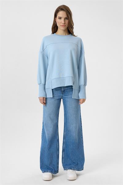 Asimetrik Basic Sweatshirt
