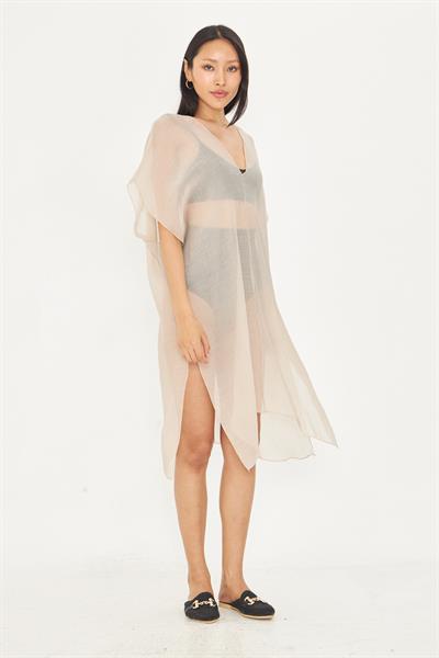 Sıfır Kol Kırışık Kimono