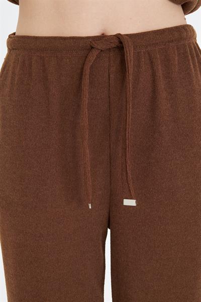 Cepli Lastikli Triko Pantolon 