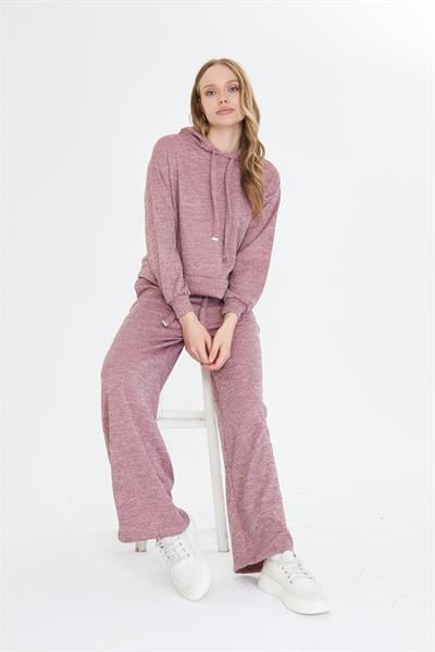 Cepli Lastikli Triko Pantolon 