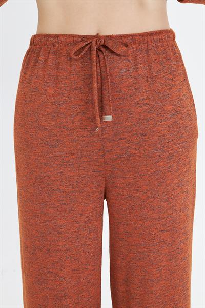 Cepli Lastikli Triko Pantolon 