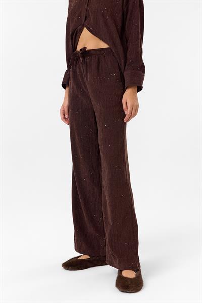 Çizgili Pullu Pantolon