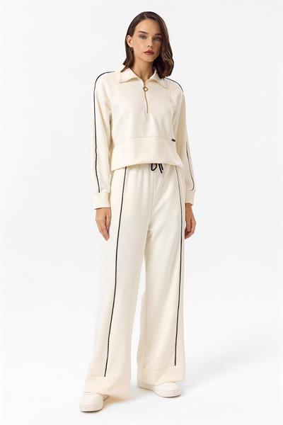 Yarım Fermuarlı Modal Sweatshirt