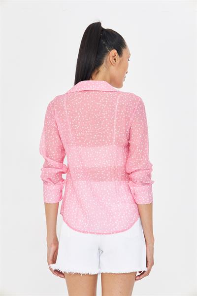 Puantiye Desenli Gömlek