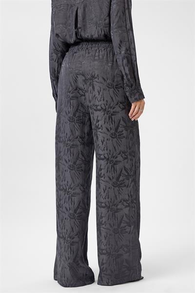 Desenli Saten Pantolon