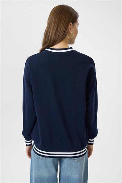 Cowboy Baskılı Sweatshirt