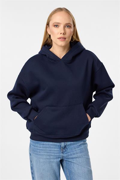 Kapüşonlu Crop Sweatshirt