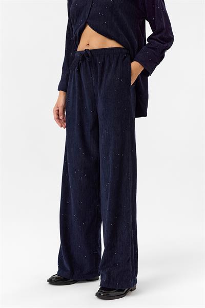 Çizgili Pullu Pantolon