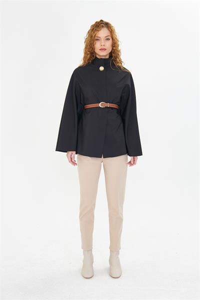 Deri Kemerli Suya Dayanıklı Panço 