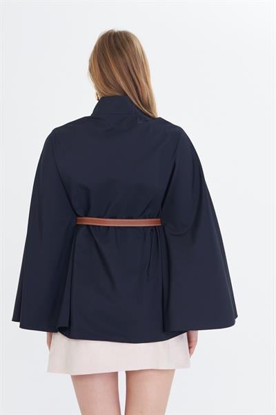 Deri Kemerli Suya Dayanıklı Panço 