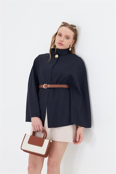 Deri Kemerli Suya Dayanıklı Panço 