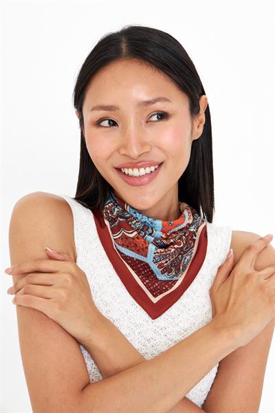 Desenli Bandana Fular