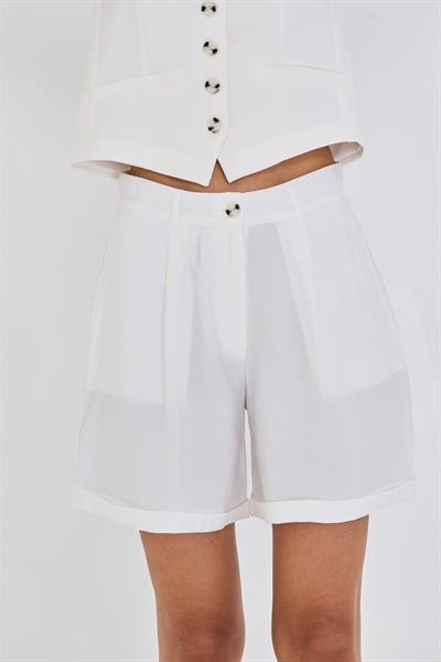 Double Paça Modal Şort