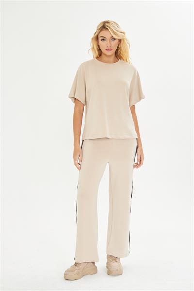 Düşük Omuz Modal T-Shirt