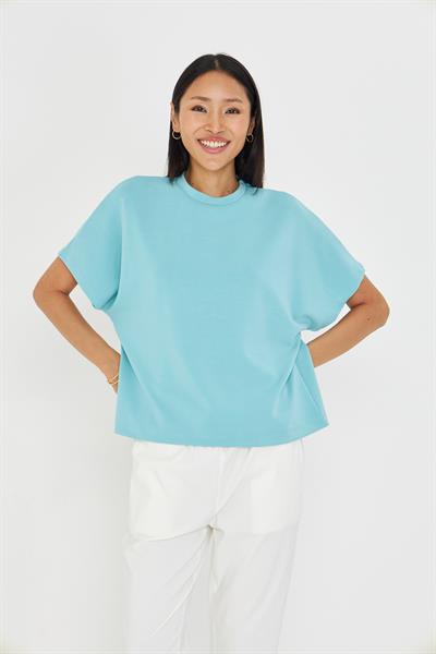 Düşük Omuz Modal T-shirt