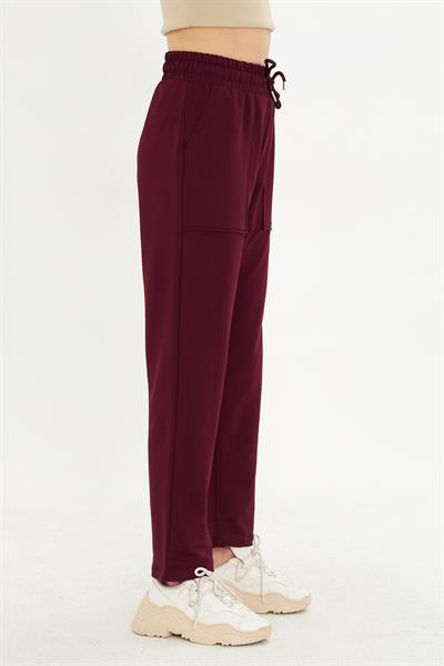 Düz Kesim İki İplik Eşofman Altı 