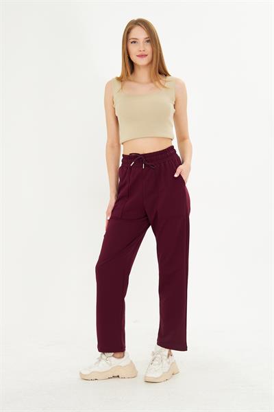 Düz Kesim İki İplik Eşofman Altı 