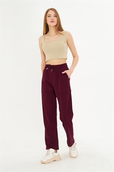 Düz Kesim İki İplik Eşofman Altı 