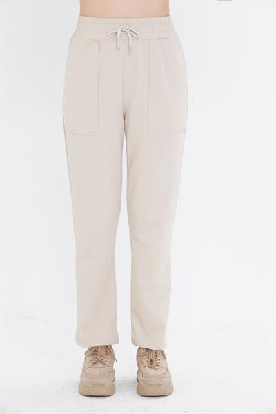 Düz Kesim İki İplik Eşofman Altı 