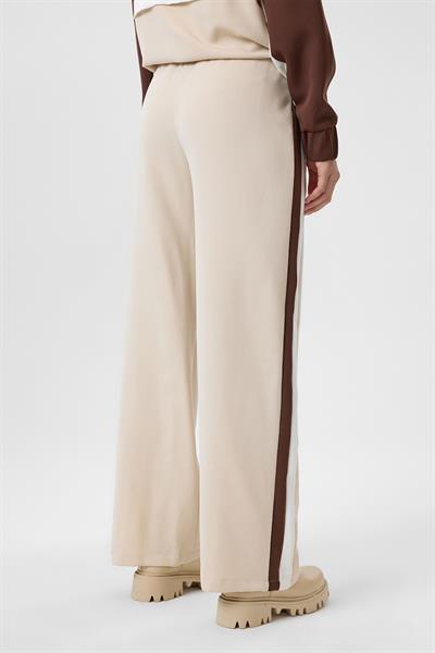 Üç Renkli Cepli Atlas Eşofman Altı