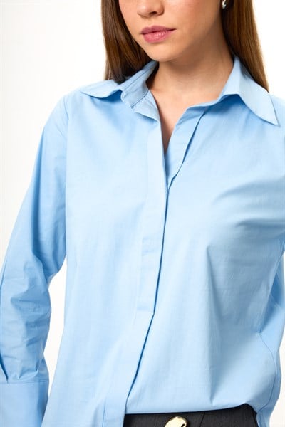 Oversize Poplin Gömlek