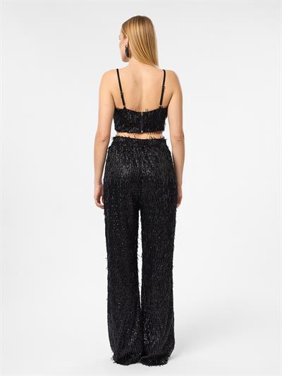 Boncuklu İspanyol Paça Pantolon