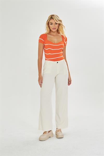 Elastik Bel Bol Paça Soft Pantolon 