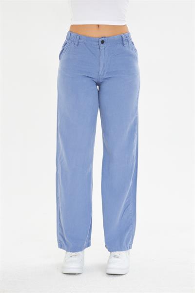 Elastik Bel Bol Paça Soft Pantolon 