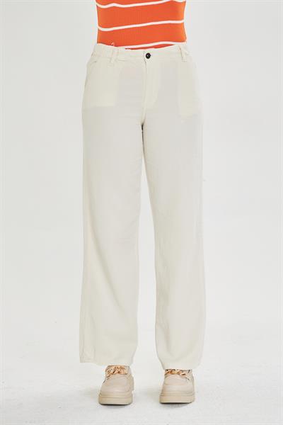 Elastik Bel Bol Paça Soft Pantolon 