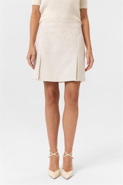 Simli Pileli Tüvit Etek