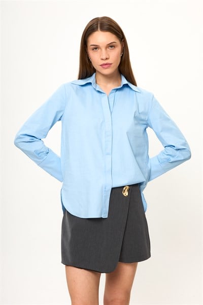 Oversize Poplin Gömlek