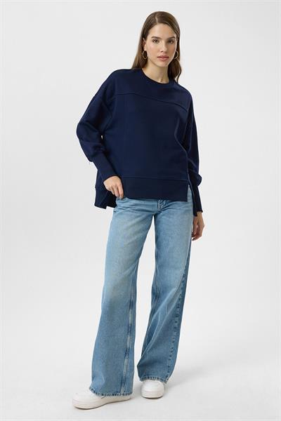 Asimetrik Basic Sweatshirt