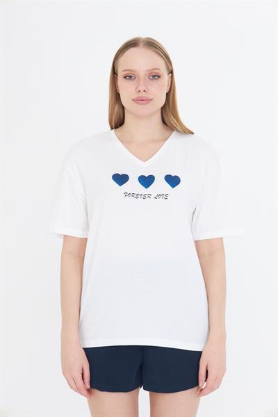 Forever Love Baskılı T-Shirt
