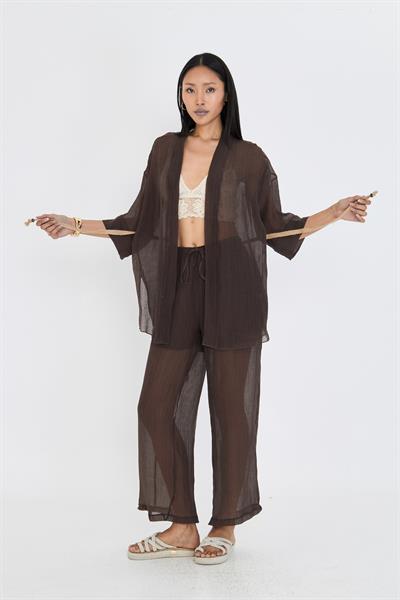 Hasır Kemerli Kimono