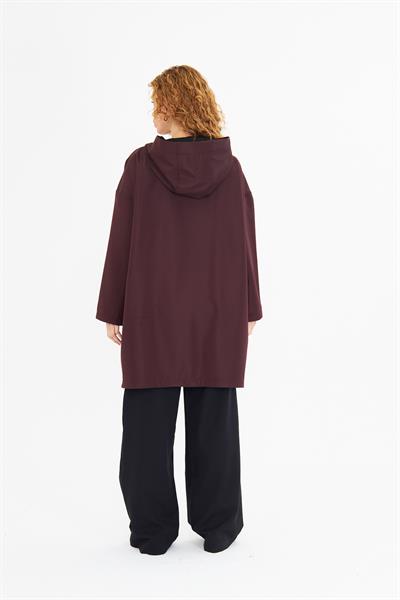 Kapüşonlu Suya Dayanıklı Trençkot 