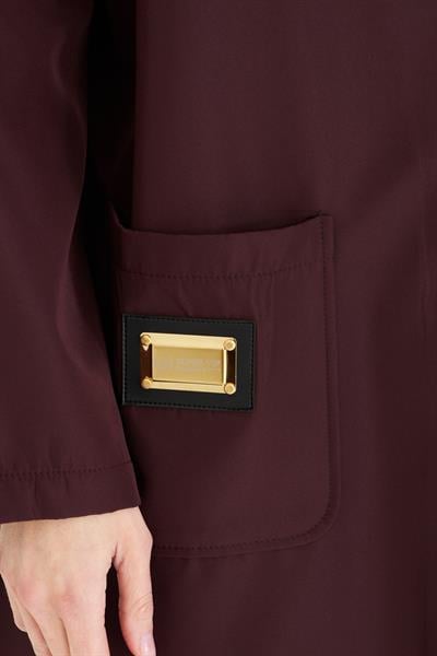 Kapüşonlu Suya Dayanıklı Trençkot 