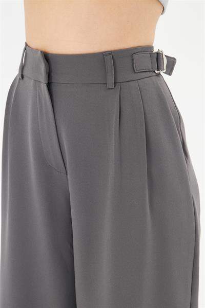 Kemeri Tokalı Atlas Pantolon 