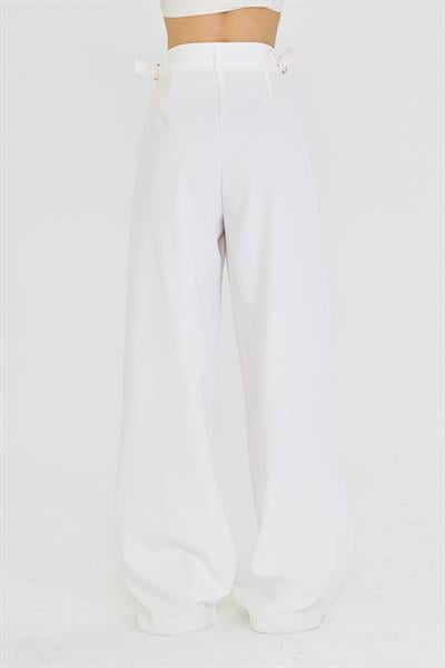 Kemeri Tokalı Atlas Pantolon 