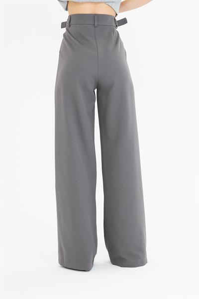 Kemeri Tokalı Atlas Pantolon 