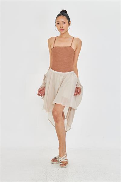 Kırışık Şort Etek