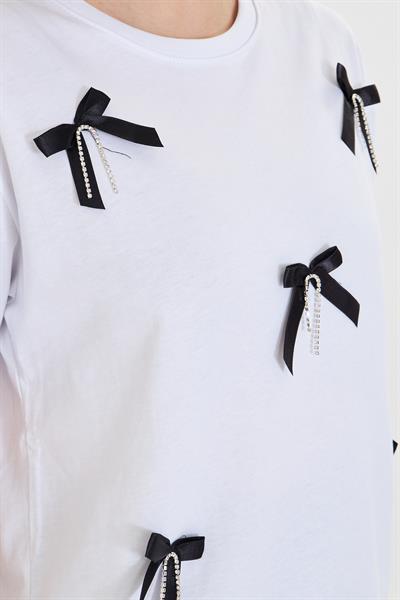 Kurdeleli Basic T-Shirt