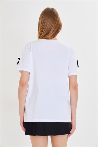 Kurdeleli Basic T-Shirt