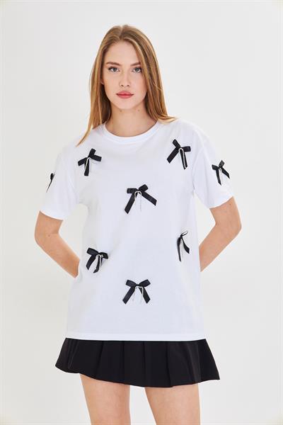 Kurdeleli Basic T-Shirt