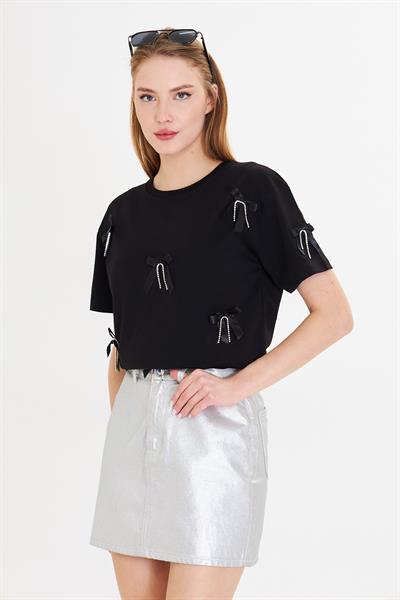 Kurdeleli Basic T-Shirt