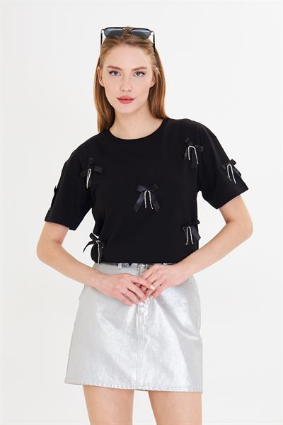 Kurdeleli Basic T-Shirt