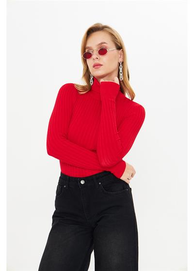 Likrali Bogazli Triko