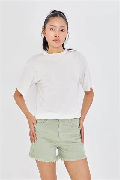 Ördek Nakışlı Taşlı T-Shirt
