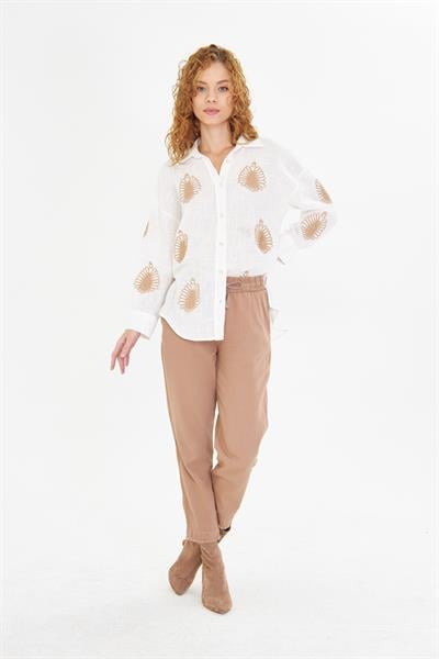 Paçası Püsküllü Pantolon 