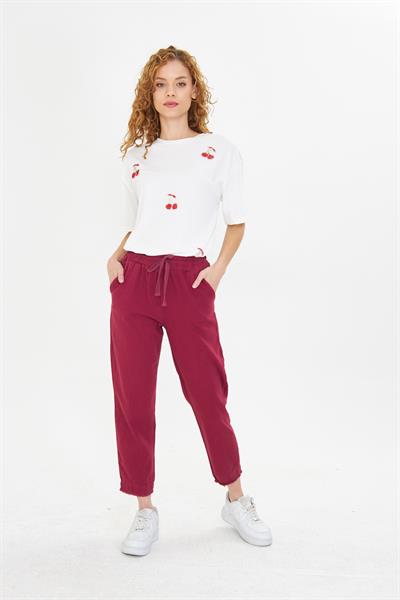 Paçası Püsküllü Pantolon 