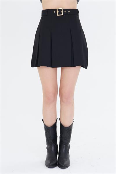 Pileli Poliviskon Etek 